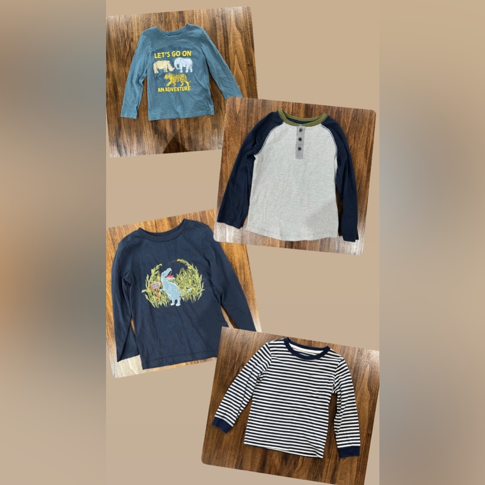 Carter’s, OshKosh B'gosh, and Tommy Bahama Shirt Bundle 4T